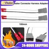 1 Pair Car Horn Speaker Adapter Wiring Harness ABS Plastic Speaker Wiring Adapter Harness Modification for Honda Acura