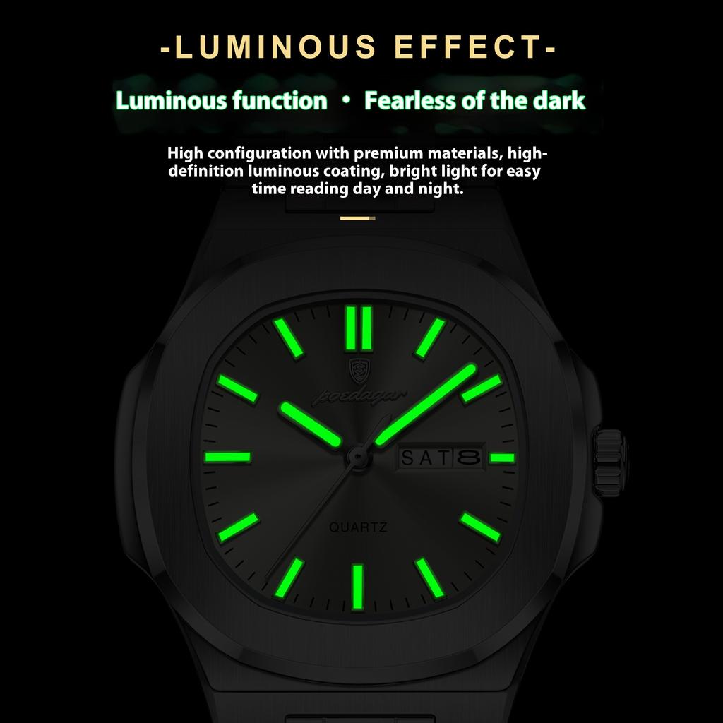 Top Brand New Men's Calendar Watch Waterproof Luminous Luxury Watches