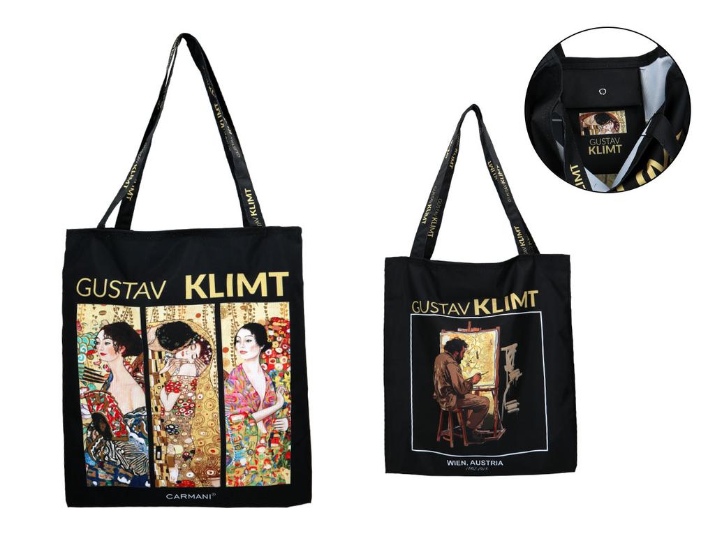 Torba Na Ramię Eko Torba Zakupowa Gustav Klimt Mix Malarstwo Carmani