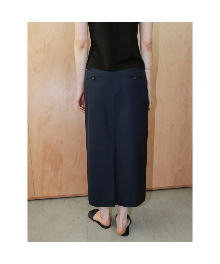 Diaepeocheo Jo Midi H Line Skirt Navy (Ta6427A12R)