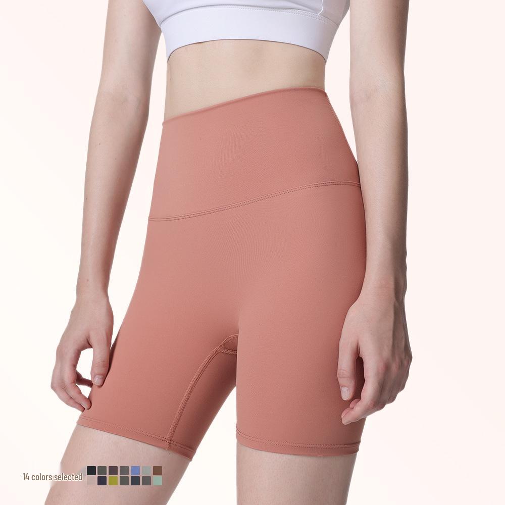 

Женские шорты для йоги с высокой талией и контролем живота - Эффект «персика», Плотная посадка, Без следов Extra Large