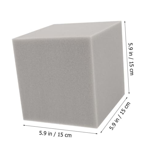 16 Pieces Acoustic Bass Soundproofing Pads, Bass Insulation Pads, Wall Insulation, Acoustic Diffusers, Sound Absorbing Panels, Sound Absorbing Cubes,