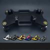Tug Towing Rack Low-Height Kart Stand Featuring Caster Wheels Upright