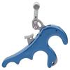 Metal Release Aids Four Fingers Grip Thumb Caliper Trigger Compound Bow Accessoriesblue
