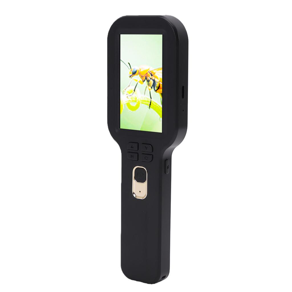 Portable Digital Microscope 5X To 500X 3.0 Inch Screen HD Dual Lens Handheld Microscope for Natural Exploration