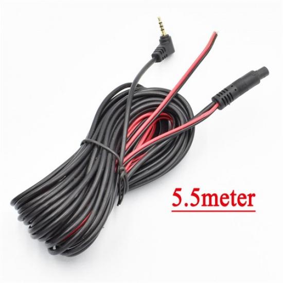4 Pin 2.5mm Jack Port Car Dash Cam Camera Extension Cable for Car DVR Recorder | Black | 6 Months Manufacturer Warranty | Wired | China