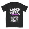 T-shirt da uomo Diario di una schiappa Loded Diper Band World Tour Divertente Maglietta in Puro Cotone Manica Corta T-shirt Girocollo Top