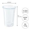 KOGU Coffee Kogu Unbreakable 340ml In Dishwasher Tritan Condensation Boiling Water Alcohol Stylish Shimomura Kihan Double-Walled Glass, [Made Japan],
