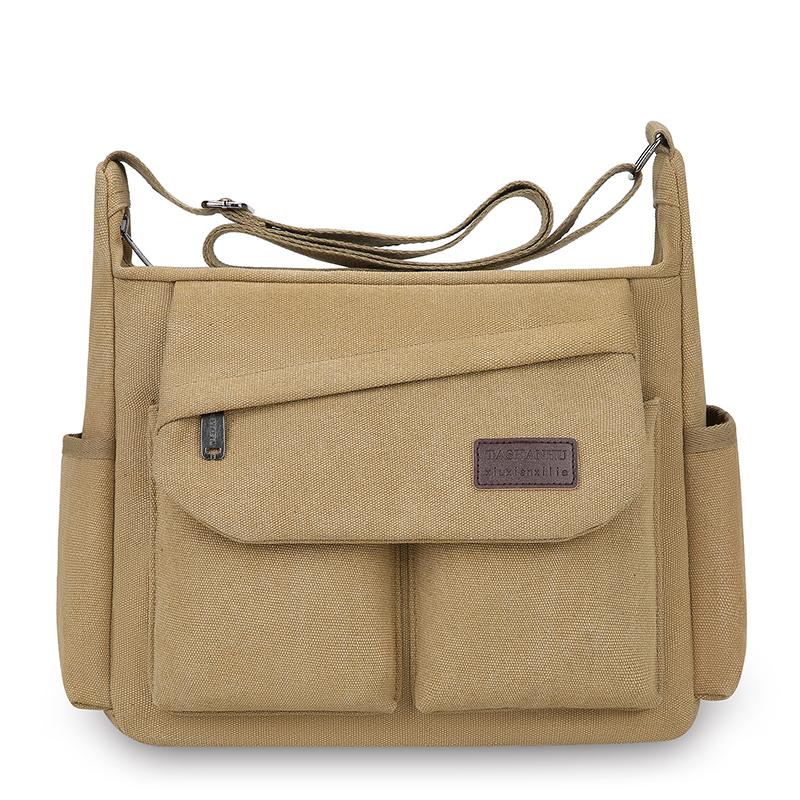 Men's crossbody bag, multi pocket design - large capacity shoulder bag - outdoor essentials, functial storage, city commuters