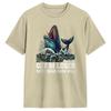 Unisexs TShirts Christian Meme Get in Loser Were Doing Gods Will Humorous Cotton Tees Short Sleeve T Shirt Round Neck Clothes
