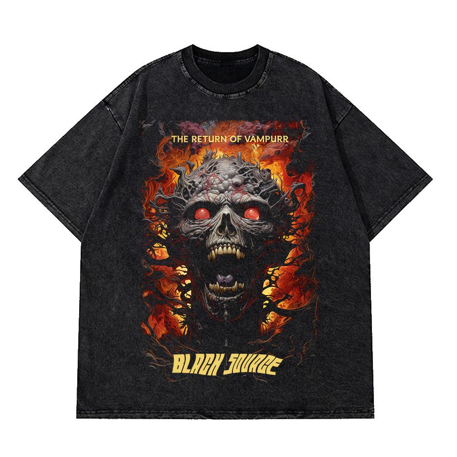 The Return Of Vampurr TShirt Men O Neck Cool Summer T Shirts Short Sleeve Tees Fashion Tops