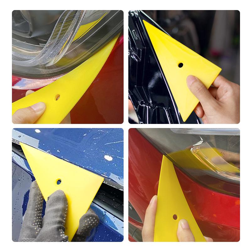 Cross-Triangle Gap Film & Edge Sealing Scraper for Car Doors