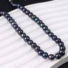 1String, Black Natural Freshwater Pearls, Handmade Near Pearl Beads, 7-8 Mm, for DIY Necklace Accessories, Jewelry Making, Women Gift, 36 Cm