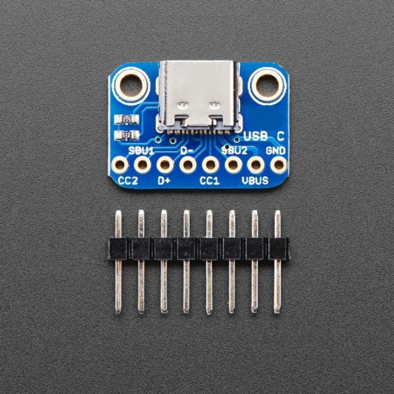 1 Set Usb3.1 16P To 2.54 High Current Power Adapter Board Module Type-C Female Test Board For Arduino
