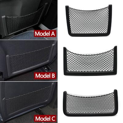 Black Car Seat Storage Bag Back Backrest Pocket Panel Cover For Mercedes BENZ W169 W245 W176 W156 W246 W117 W448 W177 W247 W118