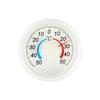 Round Plastic Door And Window Thermometer Outdoor Indoor Temperature Humidity Instruments Measurement Analysis Tool Pointer Type