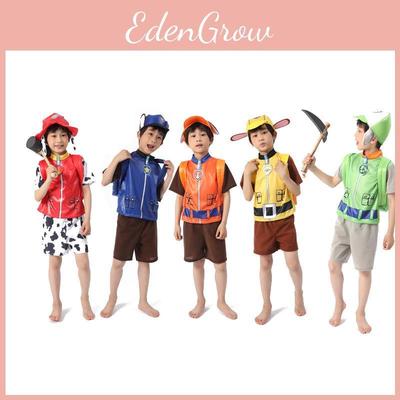Adorable Kids Chase Blue Shepherd Polyester Costume For Halloween Cosplay Events