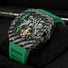 Sporty Style Tourbillon Men Watch Luxury Large Dial Waterproof Luminous Wristwatch Military Automatic Mechanical Men's Watch