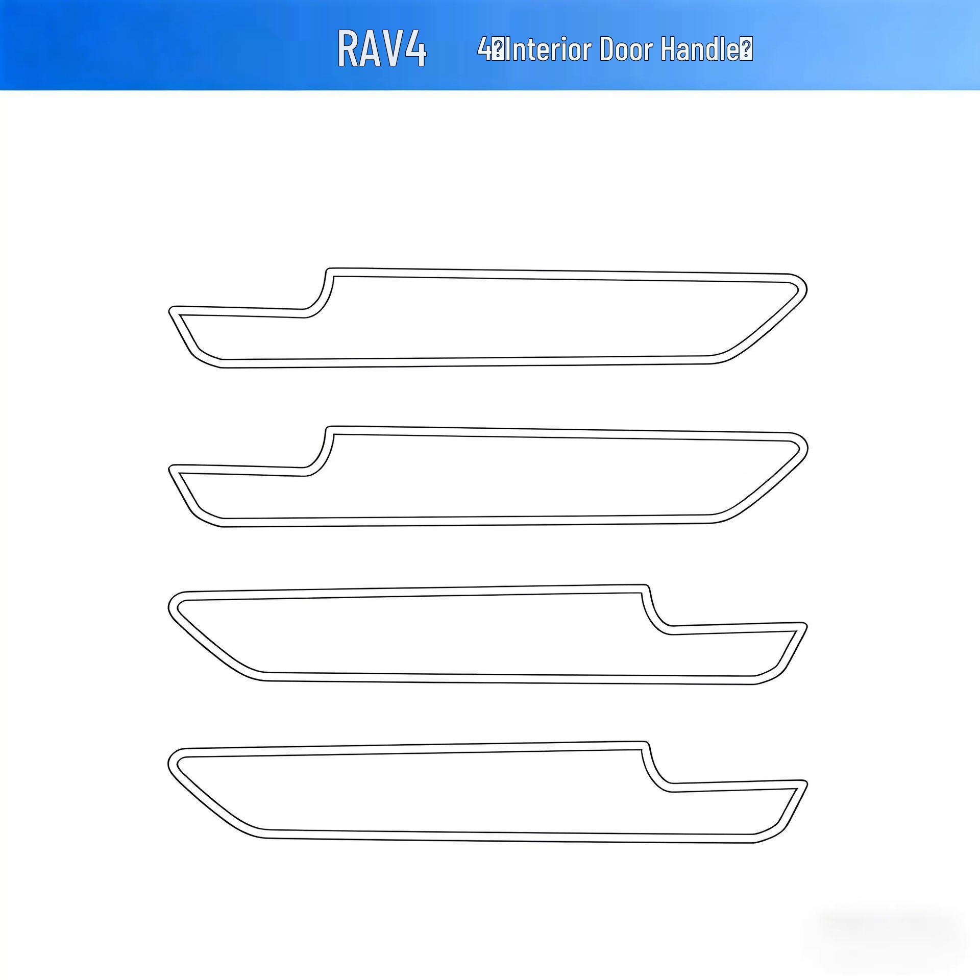 Toyota Wildlander & RAV4 Interior Protection Film: Fits 26 Models, Screen & Control Modification TPU.