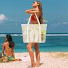 Large Mesh Beach Bag, Large Capacity, Multi-pocket Swimming Bag, Multi-functional Portable Handbag for Showering and Storage