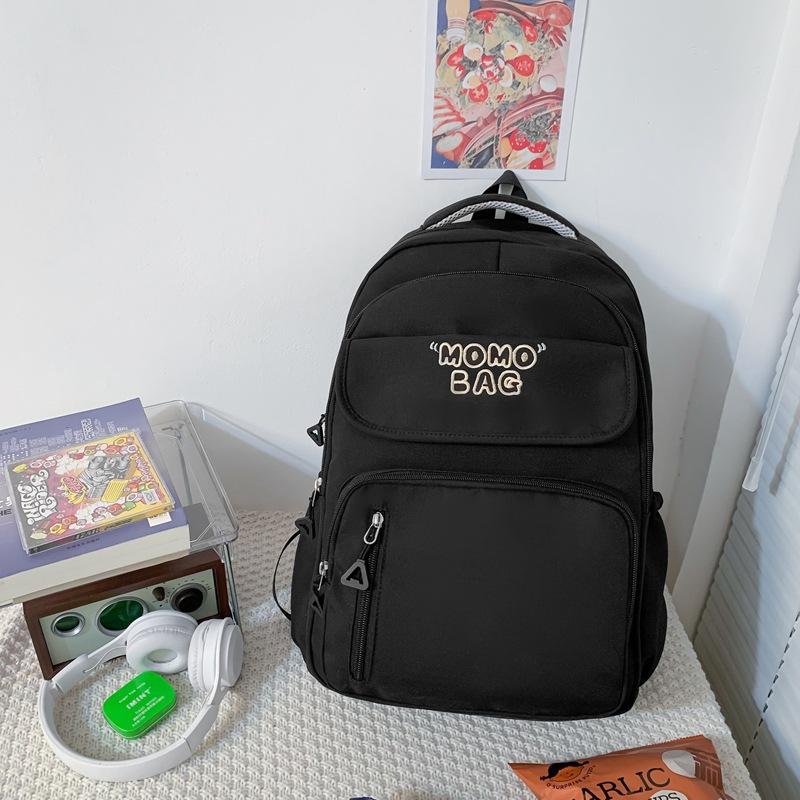 New ins College Wind Large Capacity Women's School Bag Women's Factory College Student Backpack Junior High School Student Computer