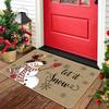 Nutcracker Printed Door Mat Carpet Entrance Hallway Anti-slip Door Mat for Indoor Outdoor Christmas Floor Mat Home Decoration