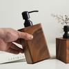 Press Type Shampoo Container Wood Shower Gel Bottle Hand Sanitizer Bottle  Home