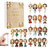 Classic Ballet Shows 2025 Advent Calendar With 24pcs 2D Character Acrylic Ornaments For Christmas Tree Decoration Festive Gift