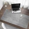Vinyl Desk Mat with Stylish Concrete Texture Print 120x60 Cm