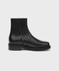 Firenze Atelier [Vibram] Nobo_Bold Shape Hidden Zip-Up Boots 3500 [Black Fg]