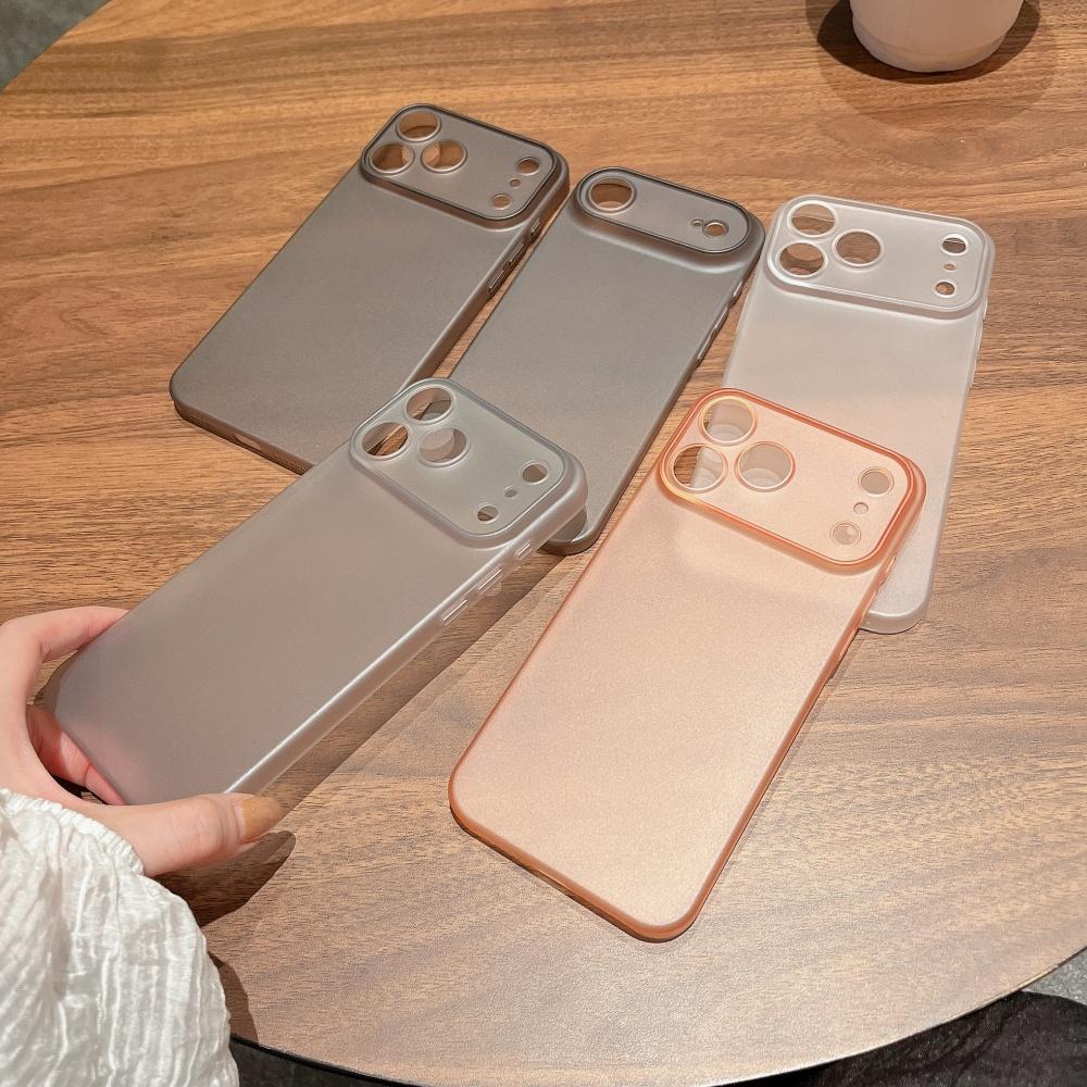 Official Ultra Thin Matte Skin Feel Case For iPhone 17 Pro Max 16 15 13 14 Plus Frosted Ttranslucent Camera Protection Cover