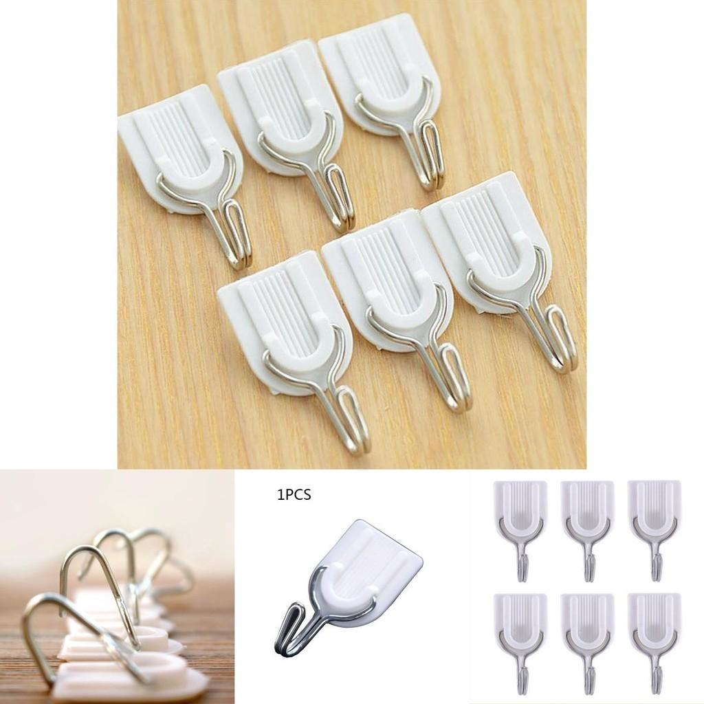 Premium Self Adhesive Hooks For Damage-free Wall Hanging In Kitchen And Bathroom