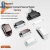Plastic Magnetic Door Catch for Cabinets/Wardrobes - Strong Magnetic Latch for Doors/Shelves