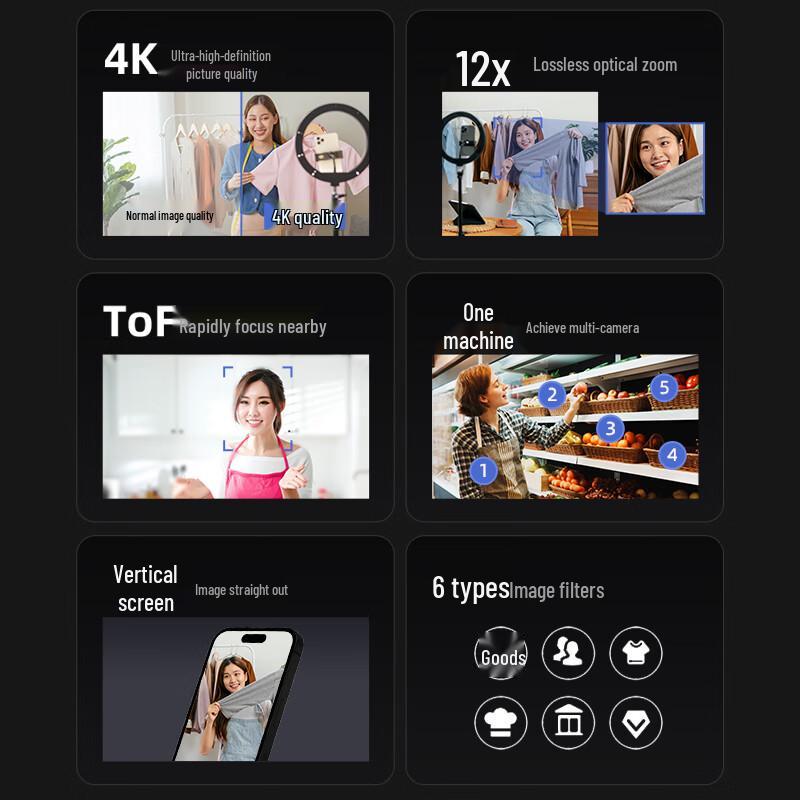 Hikvision U108R Pro 4K 12x Zoom Live Stream PTZ Camera
