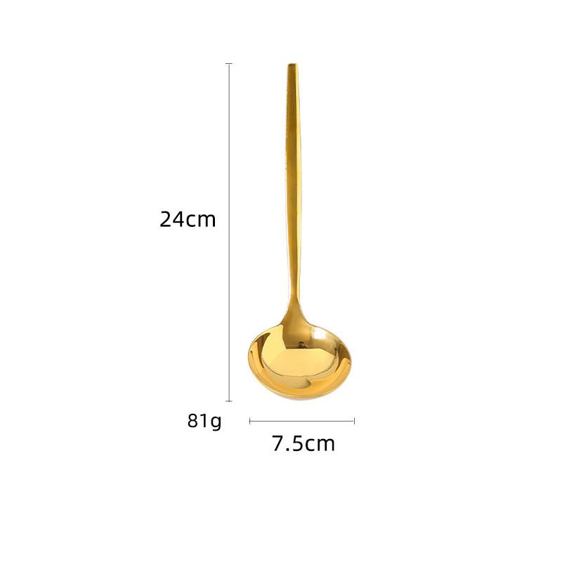 New Stainless Steel Kitchen Cooking Utensils Rice Spatula Shovel Soup Spoon Colander Household Creative Kitchenware Accessories