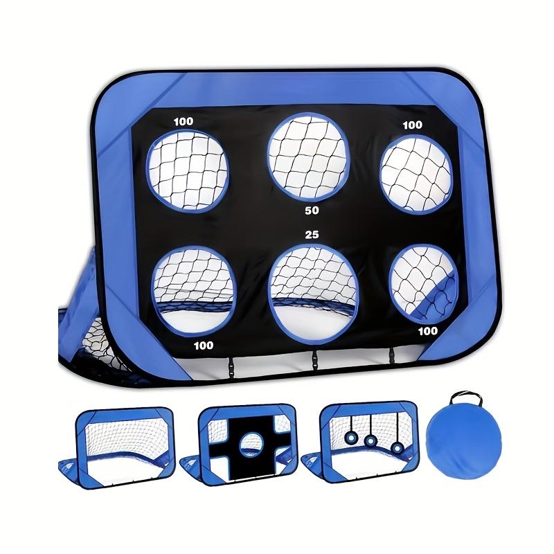 4-in-1 Portable Soccer Training Net with Goal Posts - Detachable Multi-purpose for Football Practice