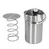 Meat Press Machine 304 Stainless Steel Ham Maker with Thermometer Transparent Visible Lid for Pork