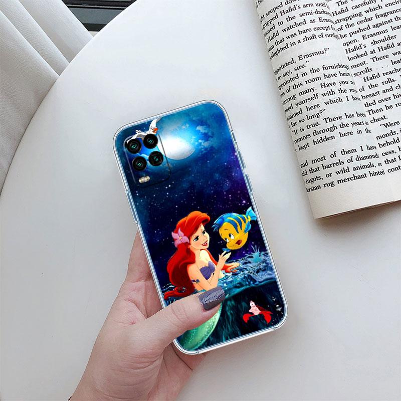 The Little Mermaid Transparent Phone Case for Motorola Moto Edge 20 30 40 50 S30 Fusion Ultra Pro Neo Lite