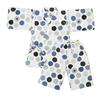 Jinbei Set for Boys and Nordic Polka Dot Made In Southern Cross 160cm Children's Juniors, Pattern, Japan, 100% Cotton, Fabric, Gray,