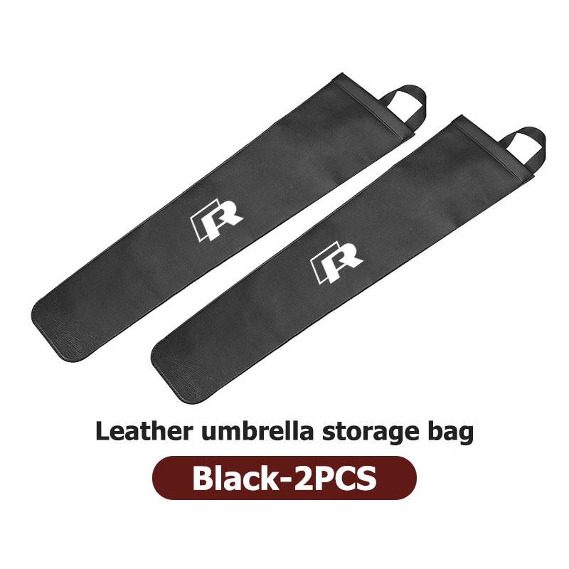 For Volkswagen VW Car Umbrella Storage Device Leather Umbrella Organizor Bag Golf Polo 4 5 6 Passat B5 B6 B7 CC Jetta Tiguan Zr1