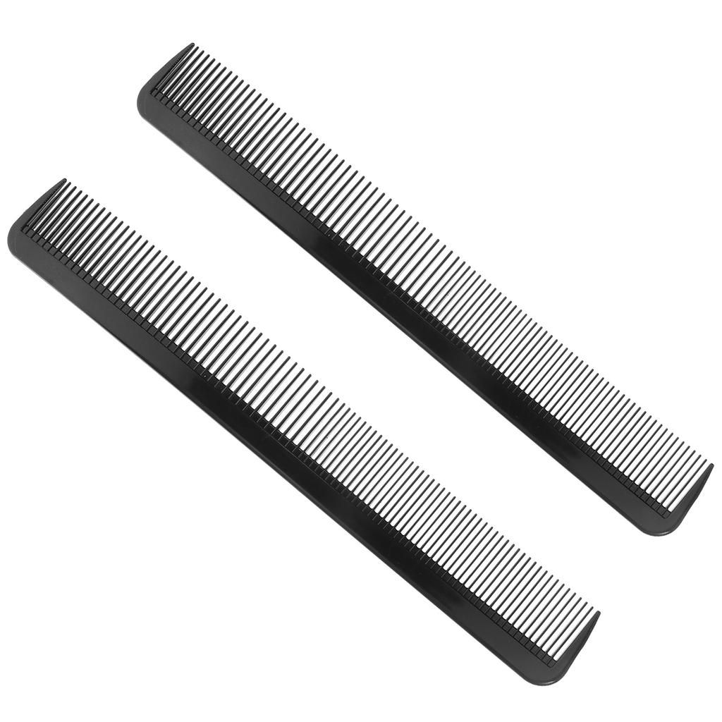 2Pcs S-Shaped Hairdressing Comb Professional Salon Hair Styling Comb Tight Tooth for Barbershop Travel Portable Lightweight