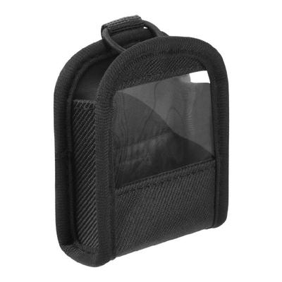 Stage Ready Transmitter Carrying Bag Featuring Clear TPU Visibility Window and Hook Loop Fasteners for Secure Placement