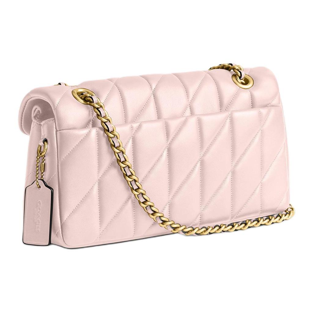 Coach Tabby 26 Gold Klassische Logo-Schnalle Leder Umhängetasche Mittel Rosa Damen Umhängetasche CP150-B4B5