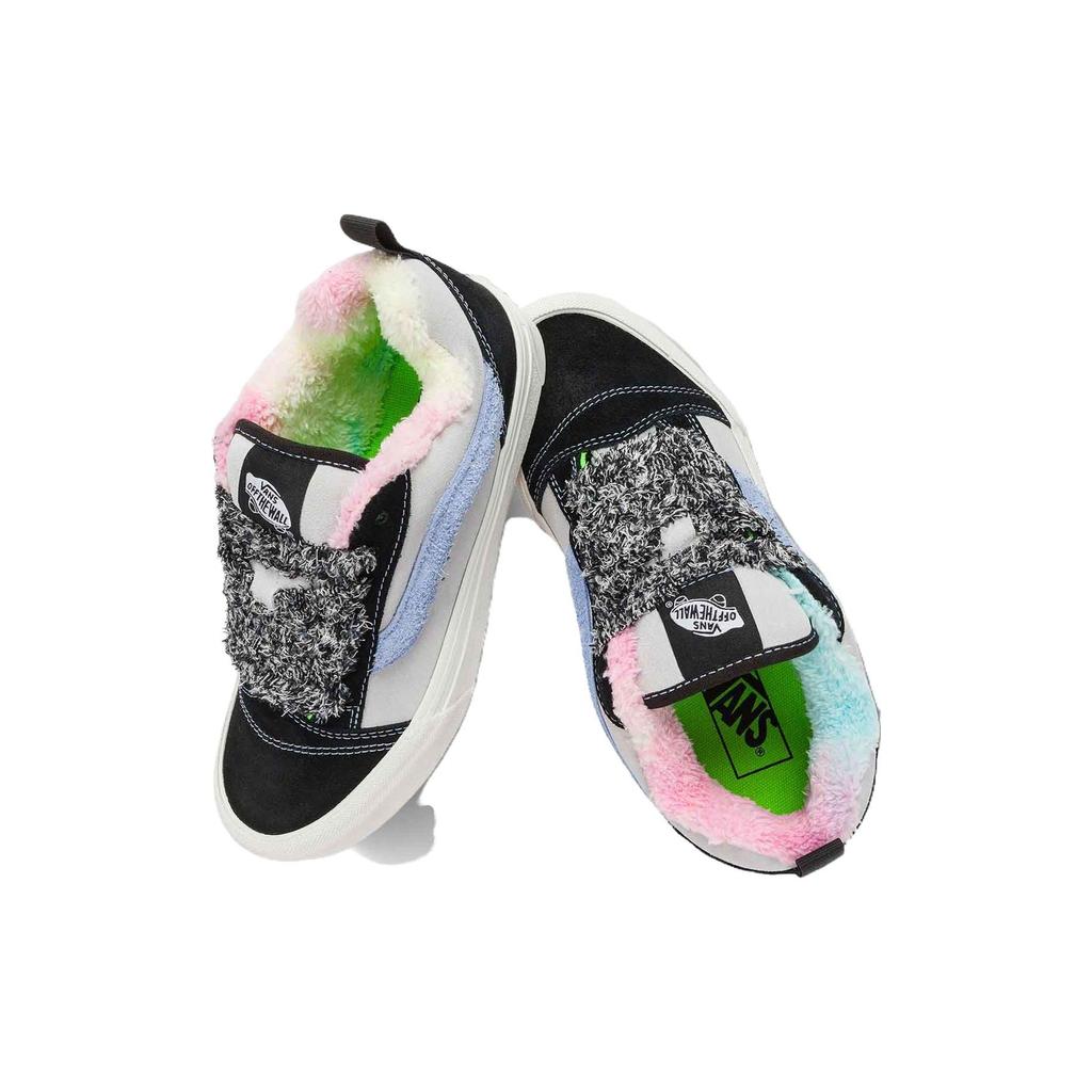 Vans Knu Skool Comfortable Versatile Trendy Durable Lightweight Low-Top Skate Shoes Unisex Sneakers Black Gray VN0009QCRNC