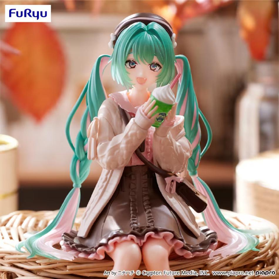 3 kinds New Hatsune Miku Anime Figure Flower Fairy Sitting Position PVC Action figure Model Toy Decoration Collect Gifts