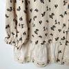 1116 Japanese pastoral age-reducing floral doll collar shirt, Mori girl fresh lace spliced top, spring