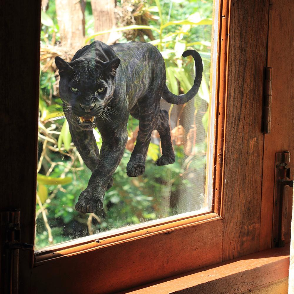 Fierce Black Panther Bedroom Living Room Home Wall Background Landscaping Decoration Wall Stickers