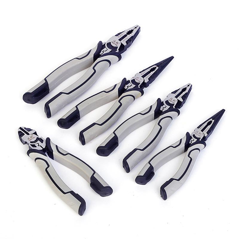 High Hardness Steel Wire Cutters & 6-inch Angled Pliers for Household Use