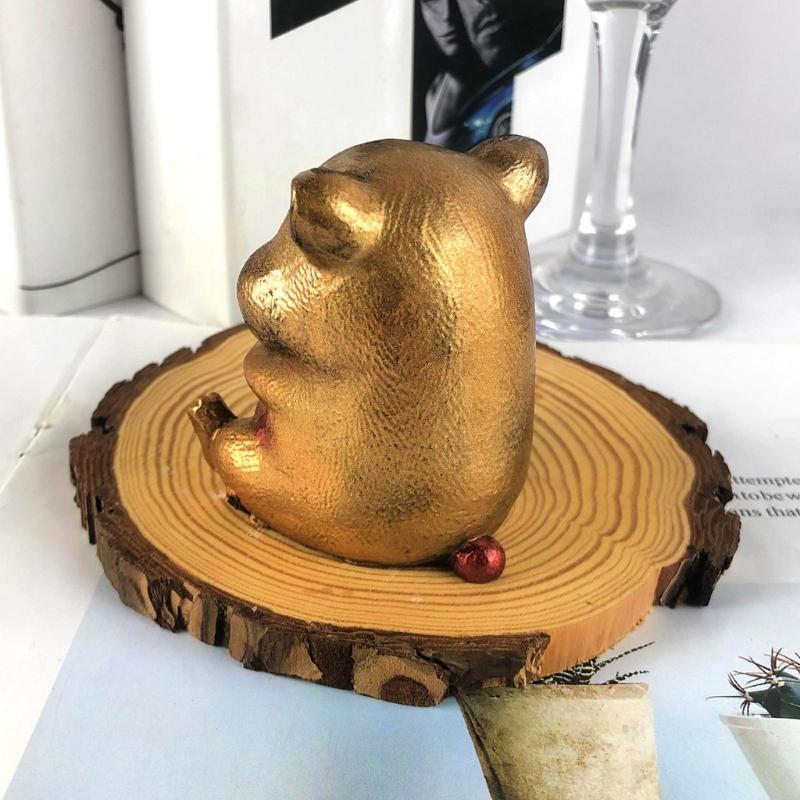 Silicone Scented Candle Moulds Soap Molds Squirrel Shaped Silicone Clay Mould Hand-Making Accessories for Soap Candle
