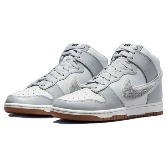 

Nike Dunk High Шенил Свуш Светло-серый дымчатый DR8805-003 EU 41 серый